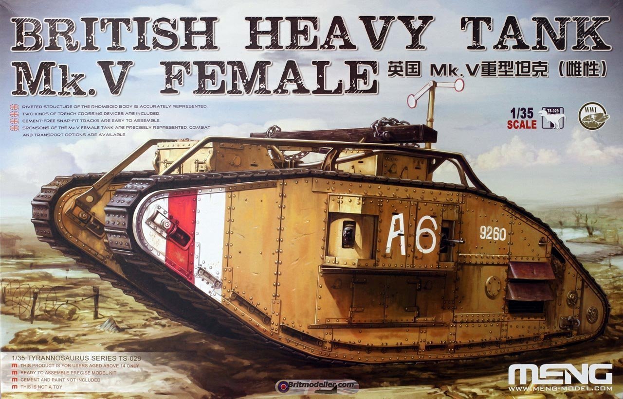 MENG British Heavy Tank Mk.V Female 1/35