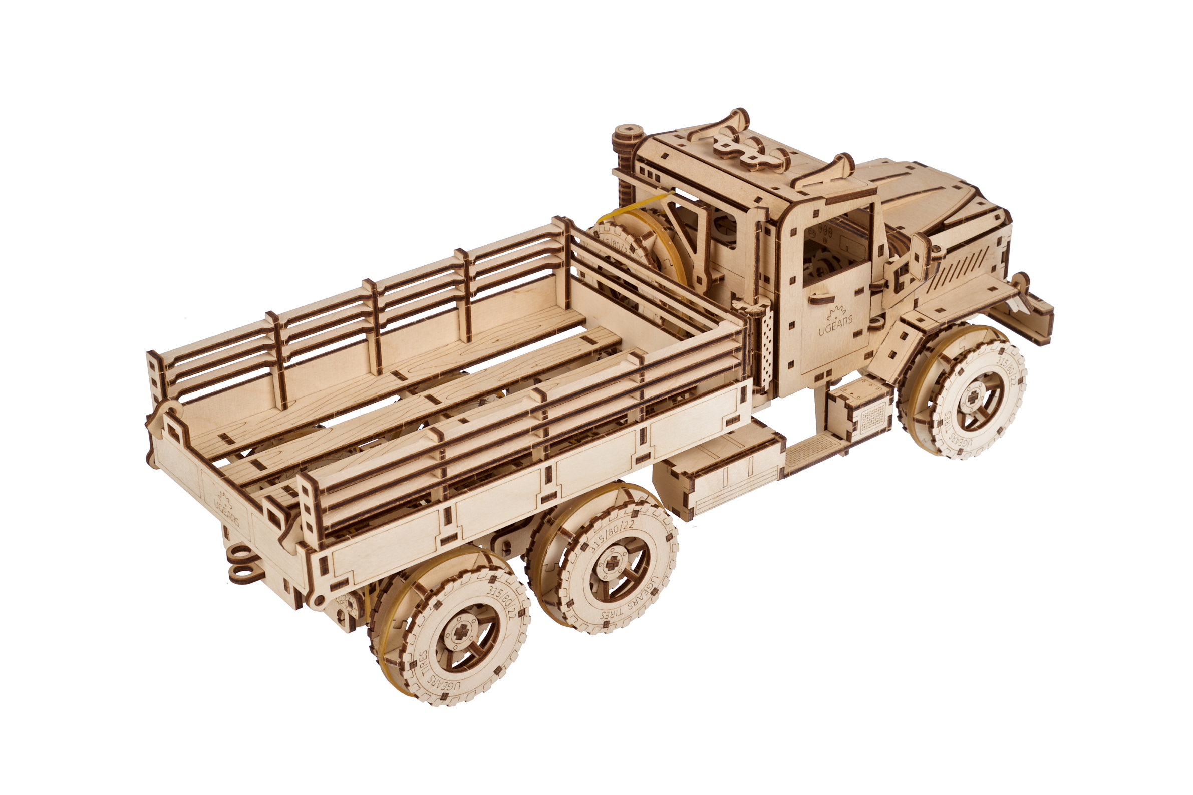 U-Gears Cargo Truck mechanisch houten bouwpakket