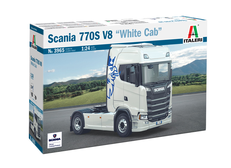 Italeri Scania 770 S V8 "White Cab" 1/24