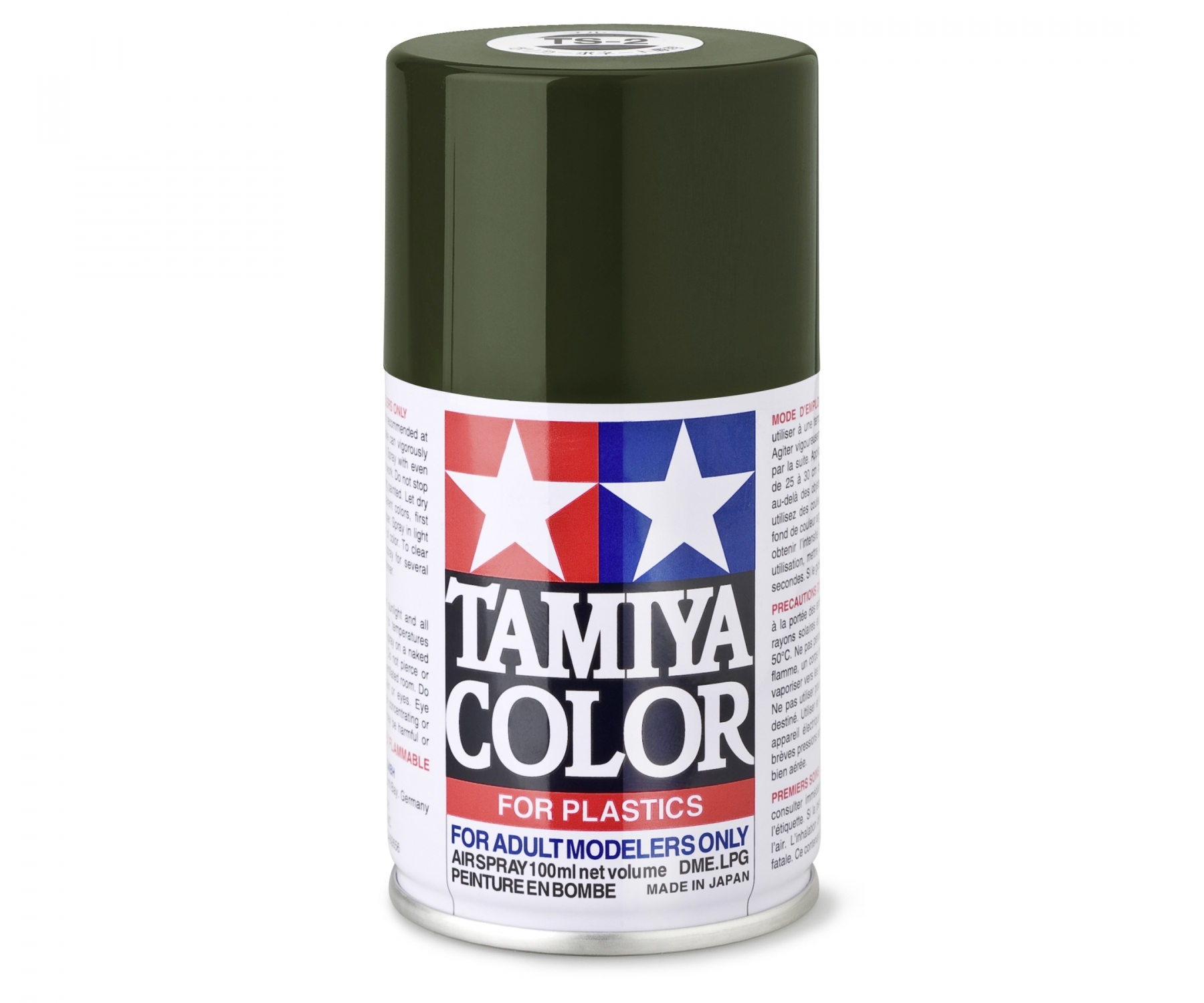 TS2 Spray Dark Green flat 100ml Tamiya