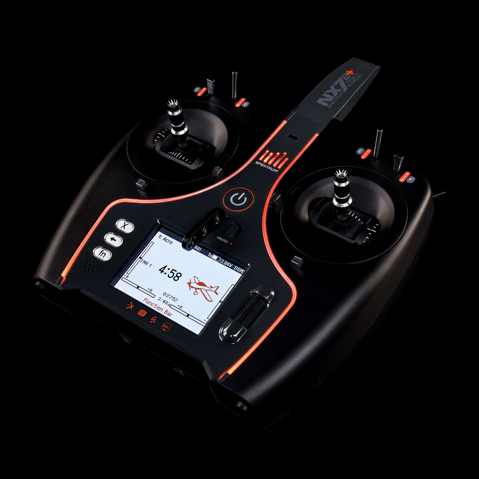 Spektrum NX7e+ Black Edition 14-Channel DSMX Transmitter Only