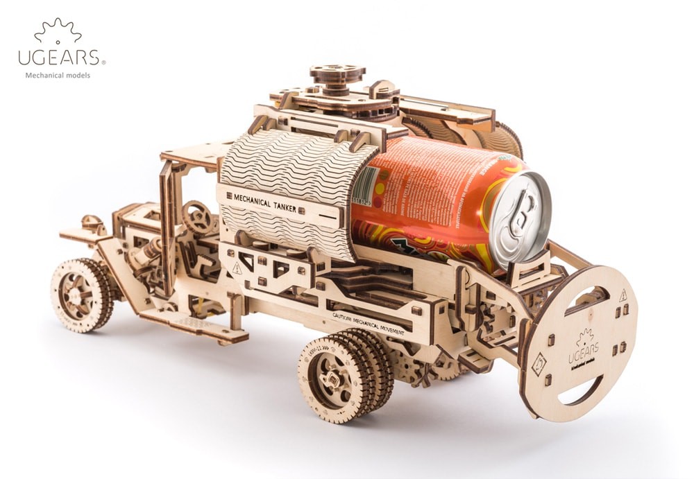 U-Gears Tanker mechanisch houten bouwpakket