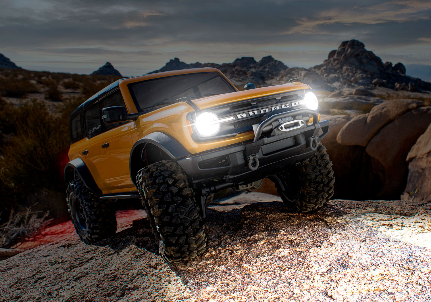 Traxxas Pro Scale LED light set Ford Bronco (2021) complete with power module (includes headlights tail lights & distribution block) (fits #9211 body)