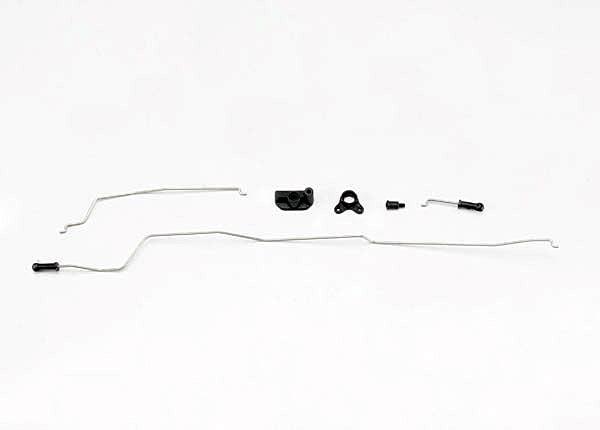 Traxxas Linkage, locking differential (includes ball cup, linkage wires)/ bellcrank/ bellcrank mount/ 3x10mm SS