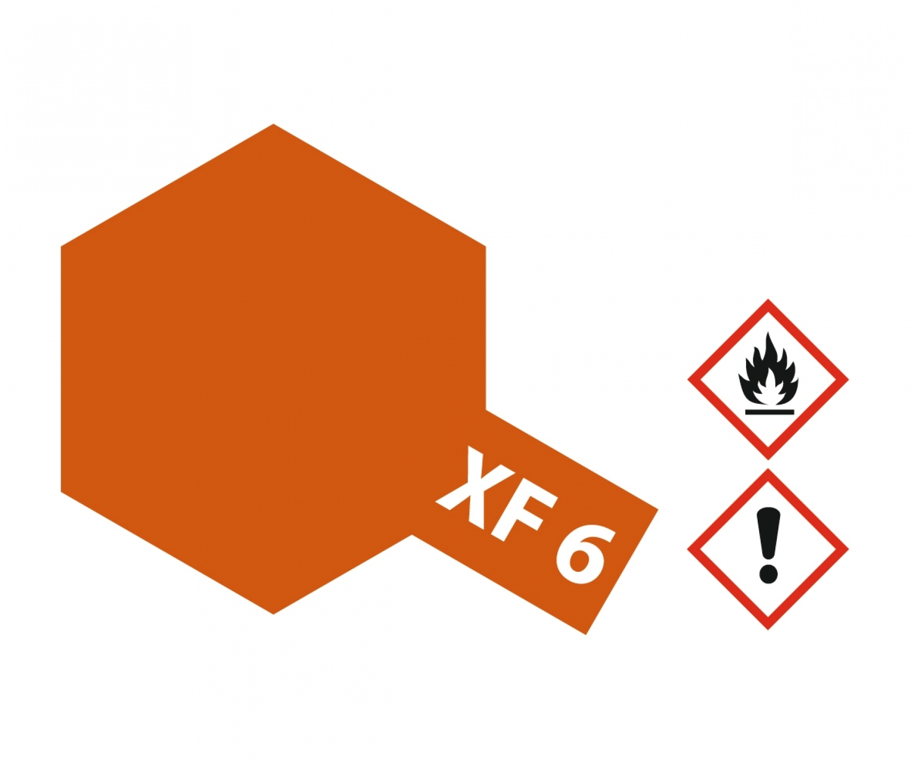 XF6 Potje Copper flat 23ml Tamiya
