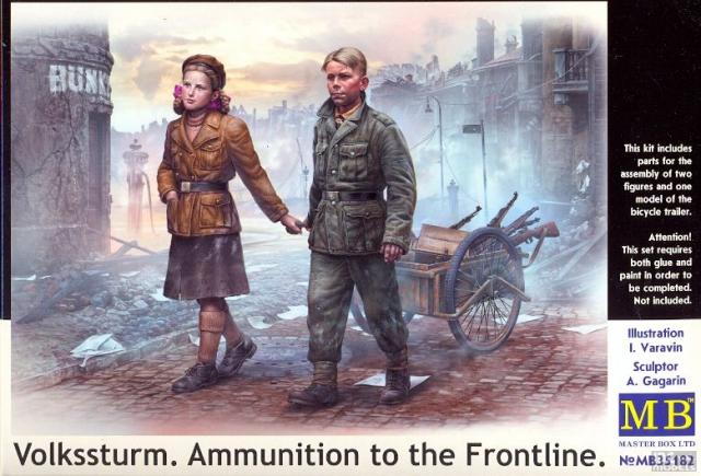 Master Box Volkssturm Ammunition to the Frontline 1/35