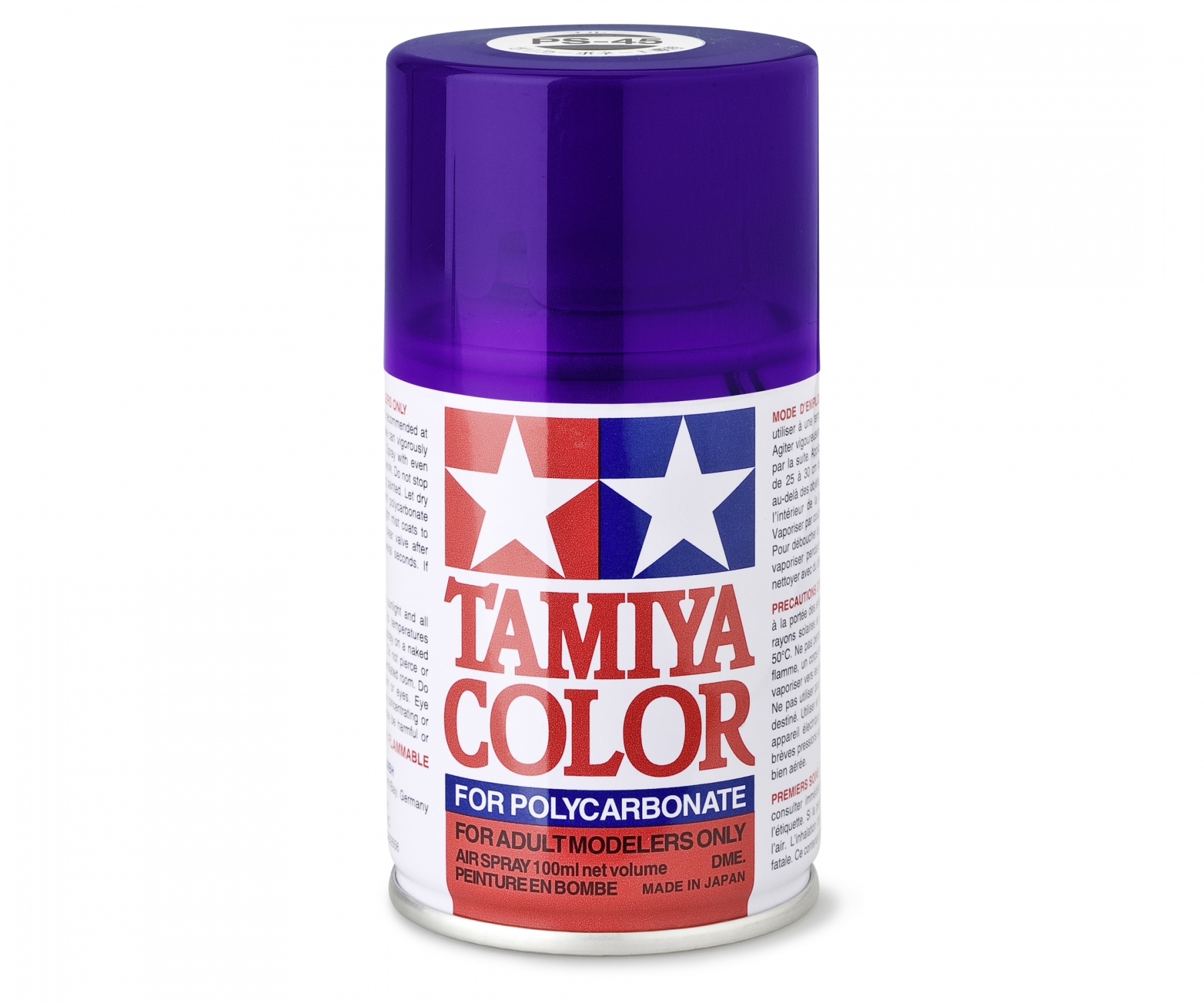 PS45 Spray Translucent Purple brillant 100ml Tamiya
