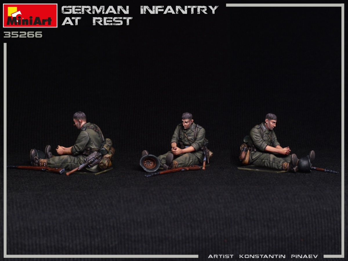MiniArt German Infantry At Rest 1/35