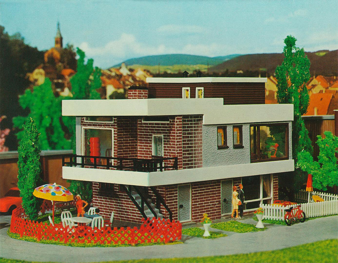 Faller Modern Huis met Plat Dak HO