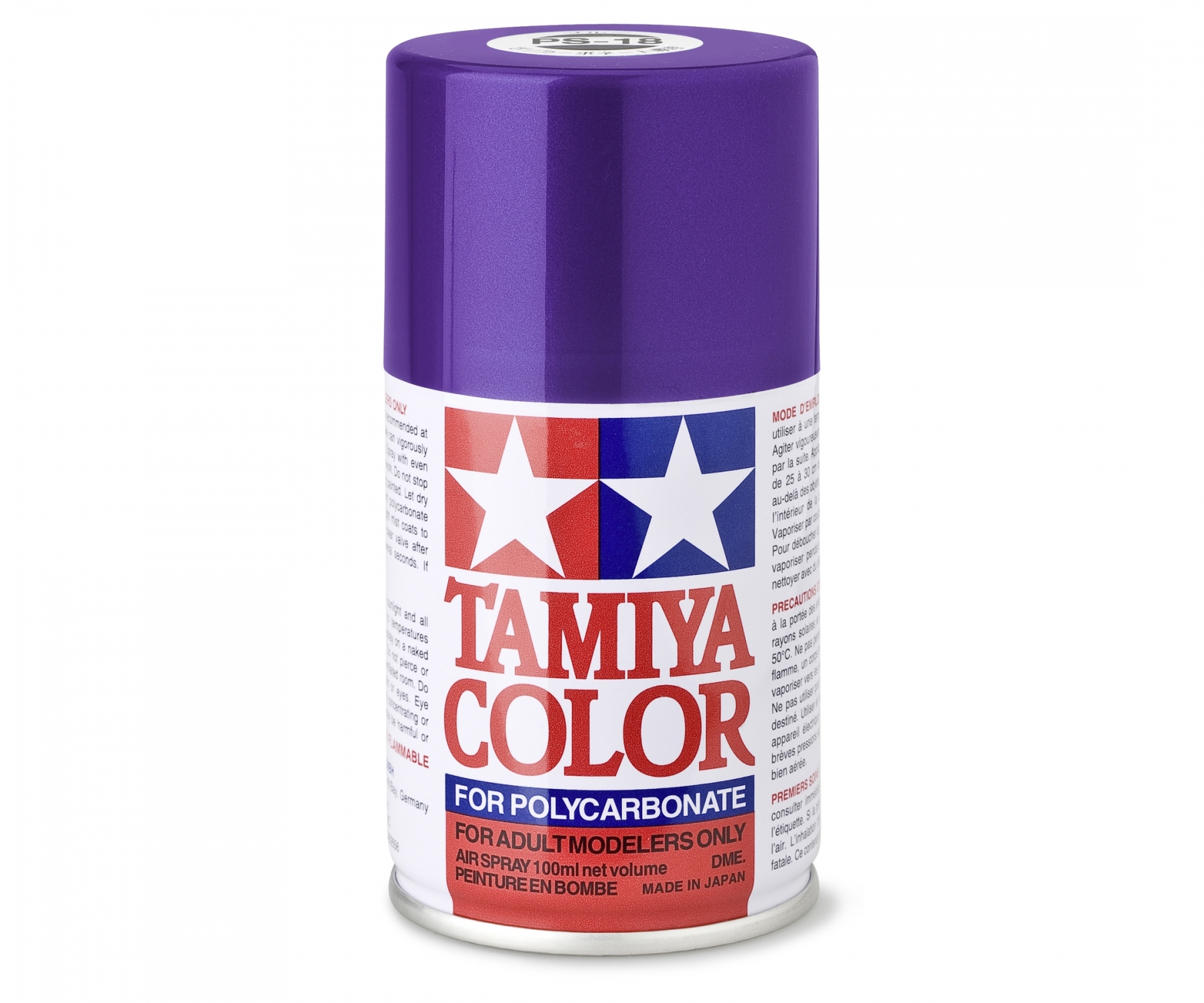 PS18 Spray Metallic Purple brillant 100ml Tamiya
