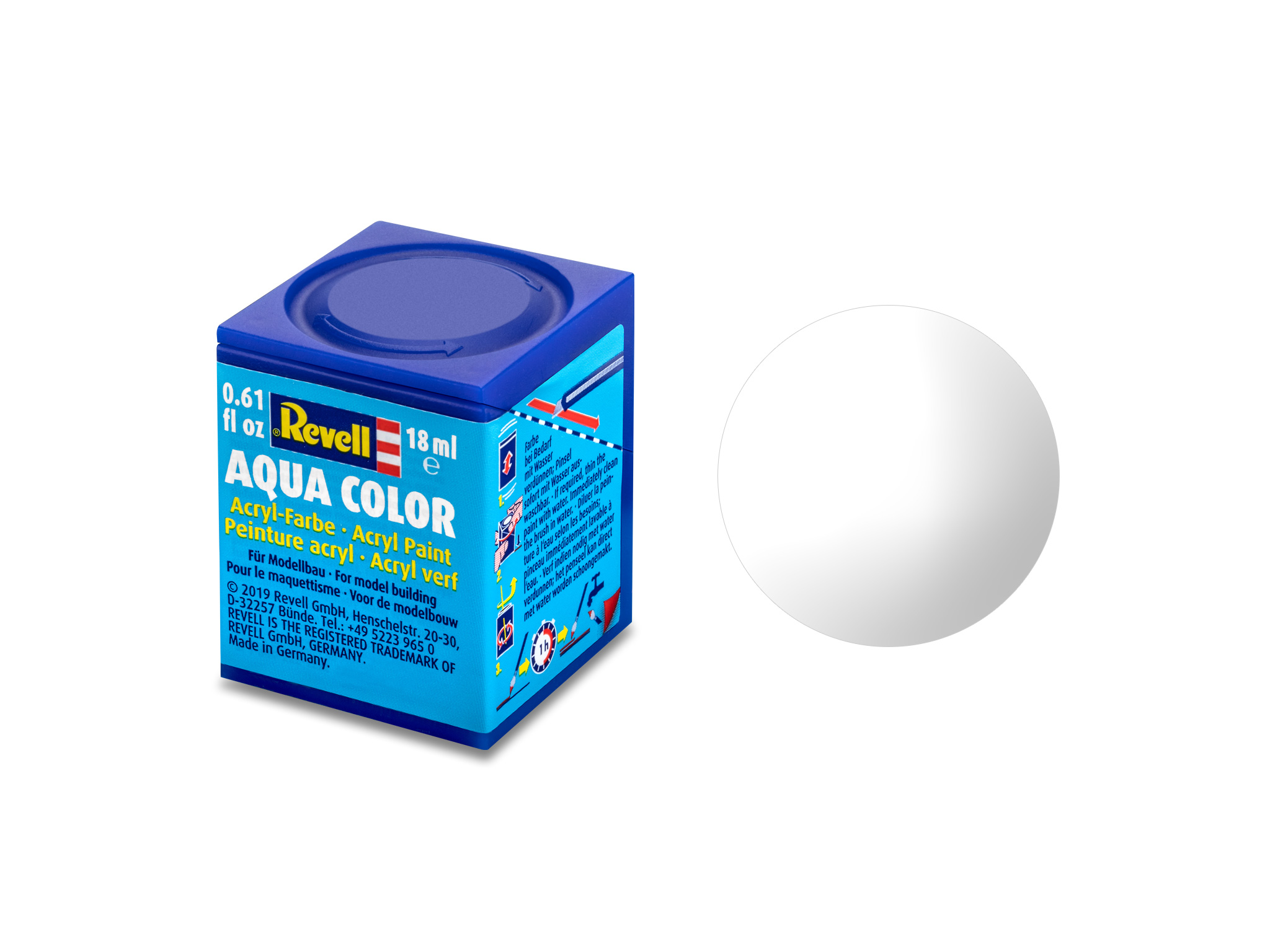 01 Kleurloos Aqua brillant 18ml Revell