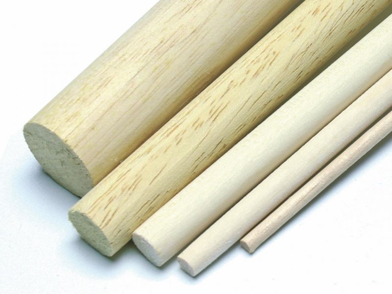 Pichler 10x 4mm Balsa Rond Latje