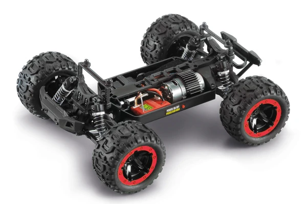 BlackZon Slyder MT 4WD Electric Monster Truck 1/16 Red