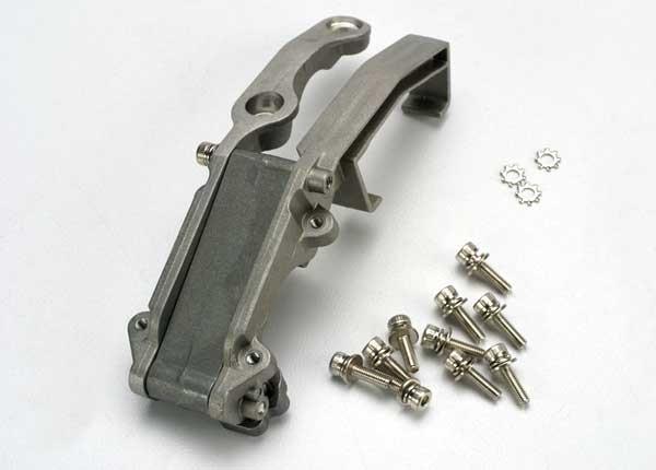 Traxxas Engine mount (complete assembly)/ 3x28mm CS with washers (2)