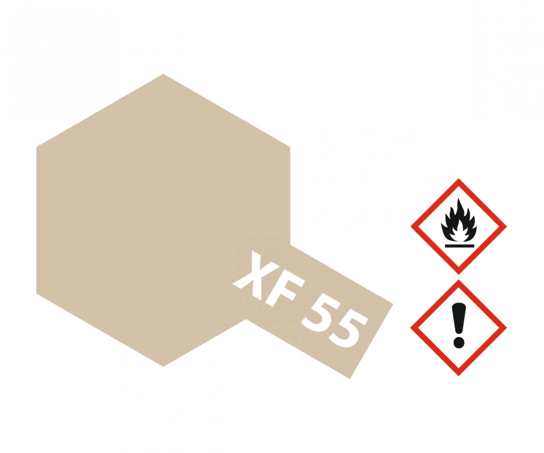 XF55 Potje Deck Tan flat 23ml Tamiya