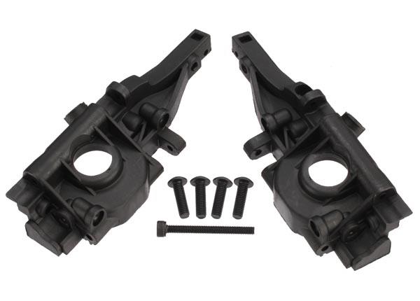 Traxxas Bulkhead rear (left & right halves)/ 3x10MM BCS (4)
