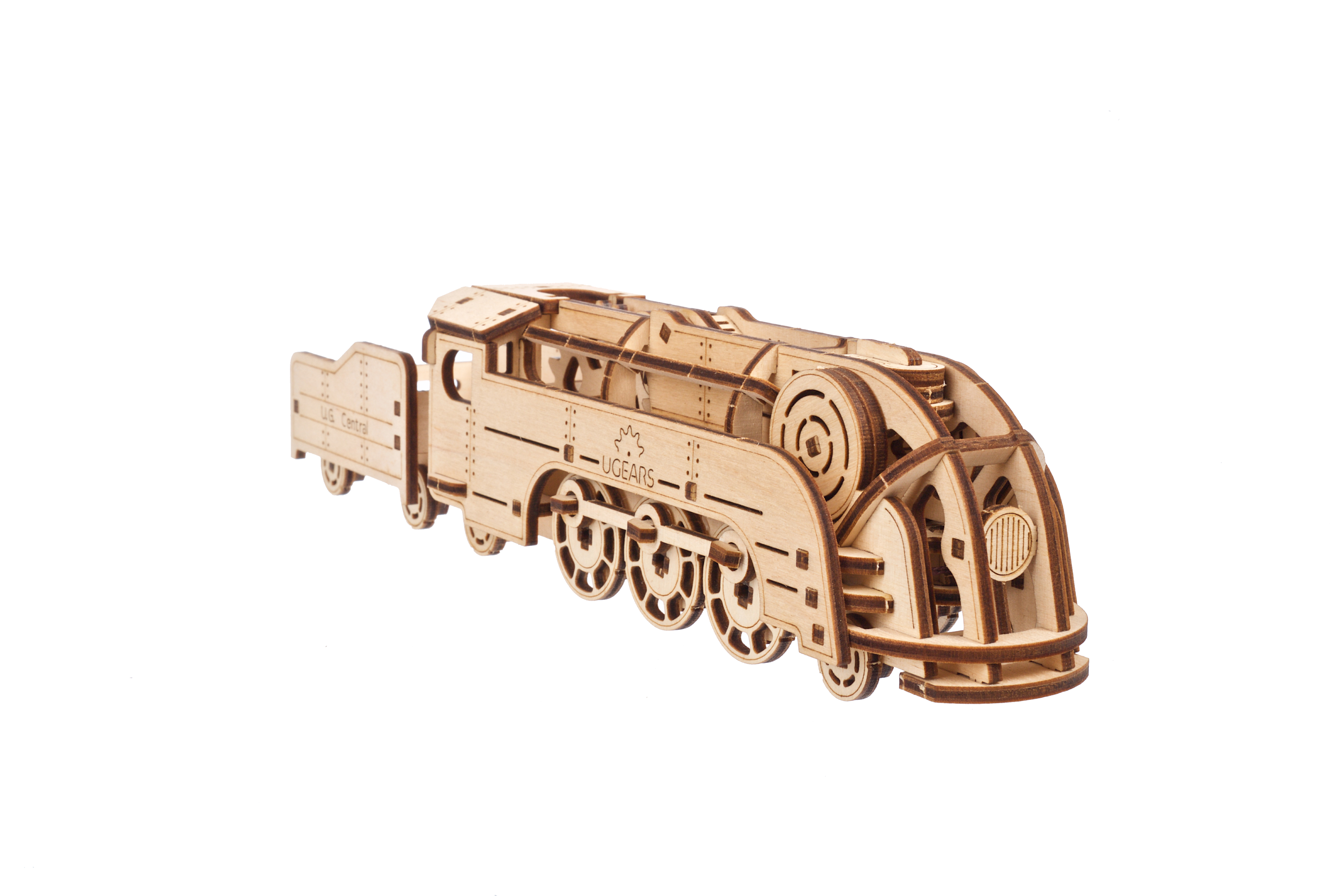 U-Gears  SMART Mini Locomotief mechanisch houten bouwpakket