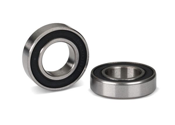 Traxxas Ball bearings black rubber sealed (10x19x5mm) (2)