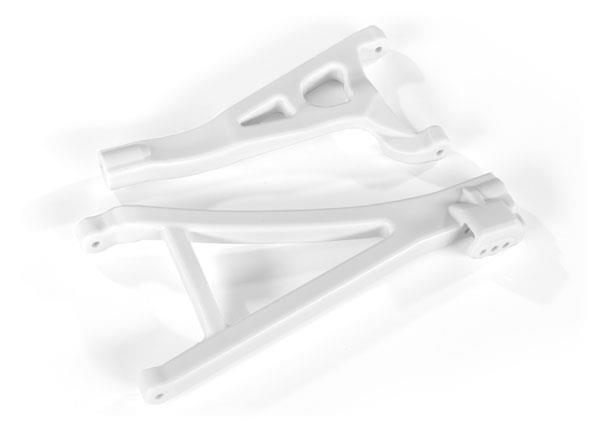 Traxxas Suspension arms white front (right) heavy duty (upper (1)/ lower (1))