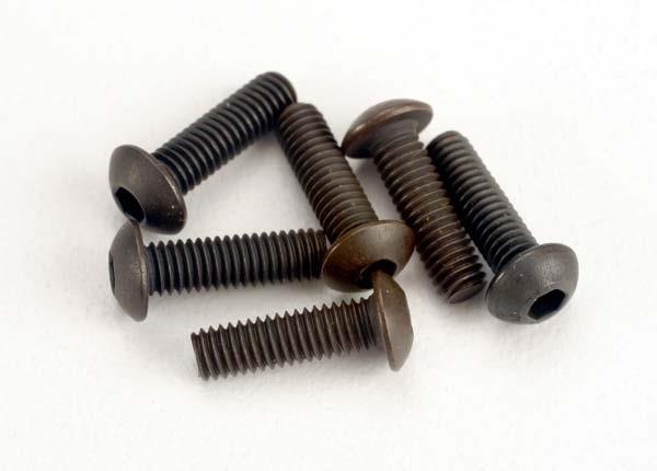 Traxxas Screws 3x10mm button-head machine (hex drive) (6)