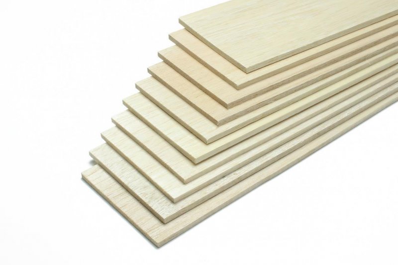 Pichler 5x Balsa Plank 5mm dik