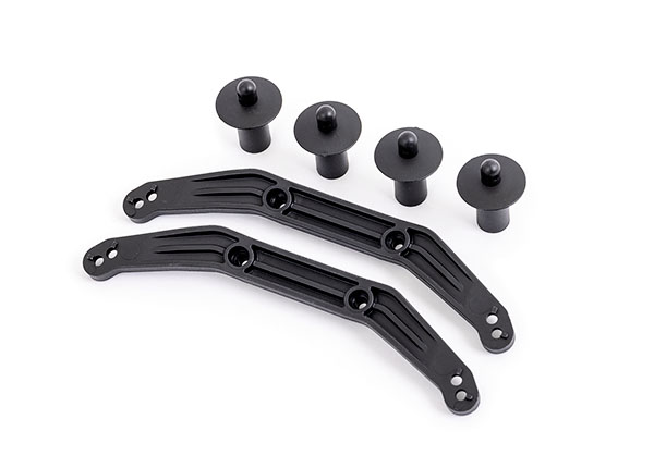 Traxxas Body mounts front & rear extreme heavy duty (compatible with #9080 upgrade kit)