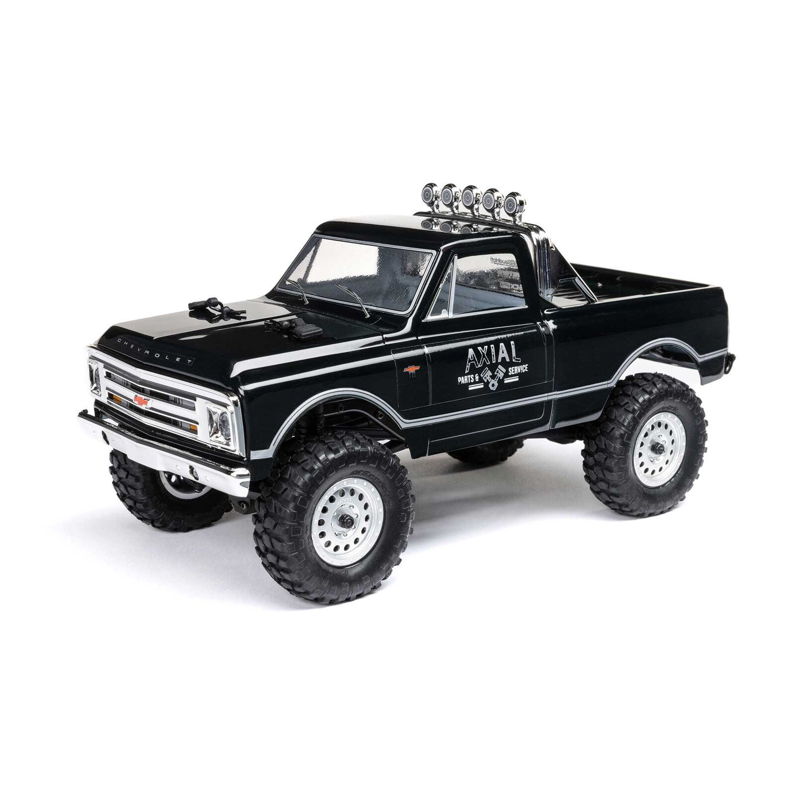 Axial SCX24 1967 Chevrolet C10 4WD Truck Brushed RTR Black 1/24