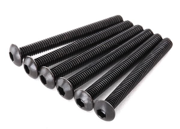 Traxxas Screws 3x27mm button-head machine (hex drive) (6)