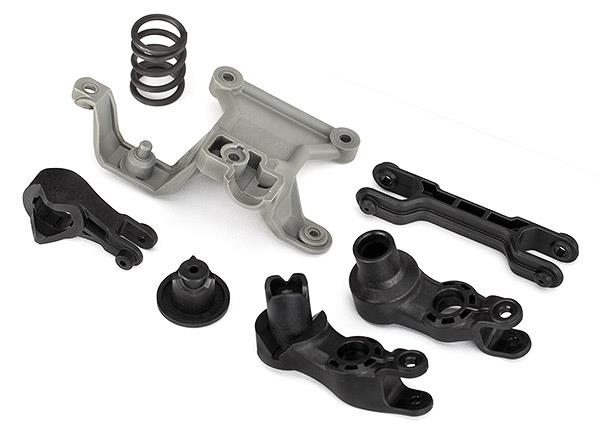 Traxxas Steering bellcranks/ bellcrank support/servo saver/ servo saver spring/ draglink/ 3x20mm shoulder screws (2)