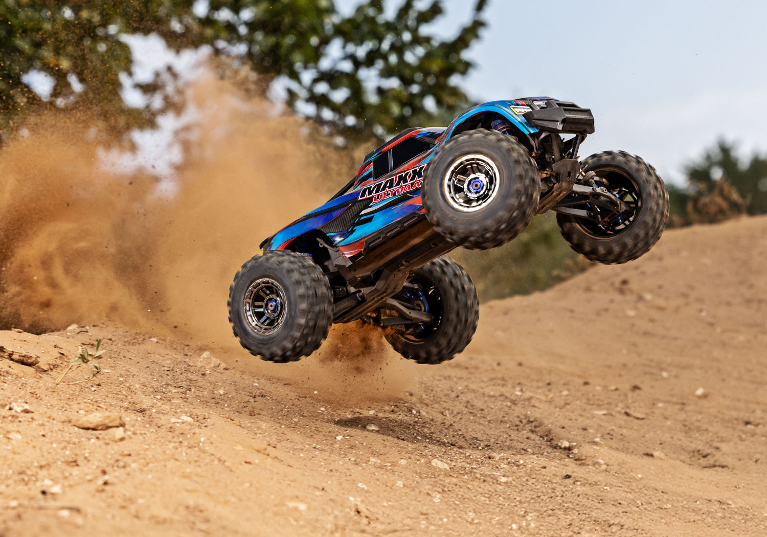 Traxxas Maxx Ultimate 4WD Brushless Electric Monster Truck VXL-4S TQi Blue 1/8
