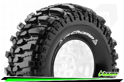 Louise RC CR-Champ 1/10 Crawler Tires Super Soft for 1.9'' Wheels (2)