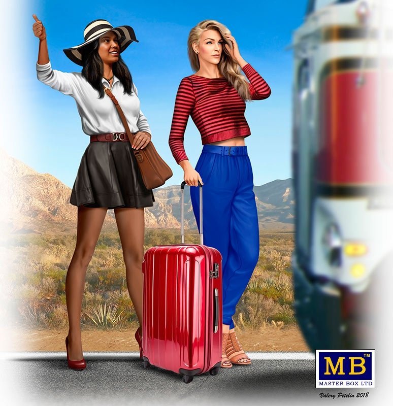 Master Box Hitchhikers - Erica and Kery 1/24