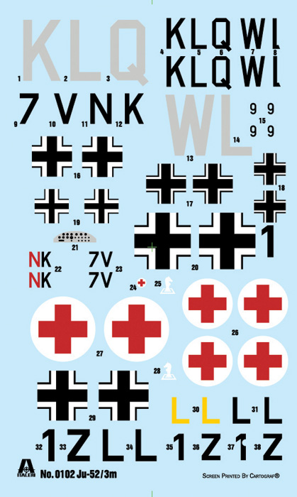 Italeri Junkers JU-52 Tante JU 3M 1/72