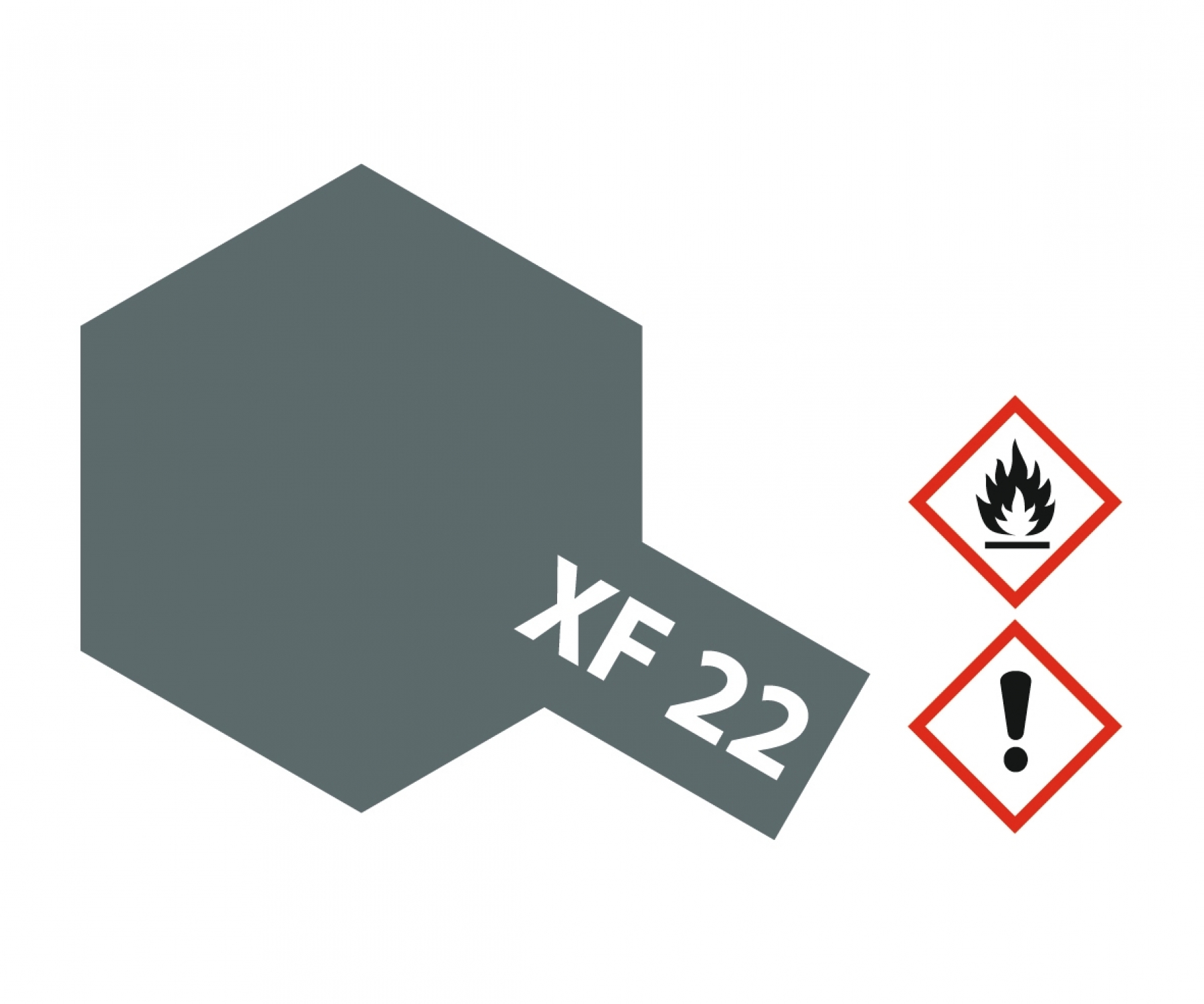 XF22 Potje RLM Grey flat 23ml Tamiya