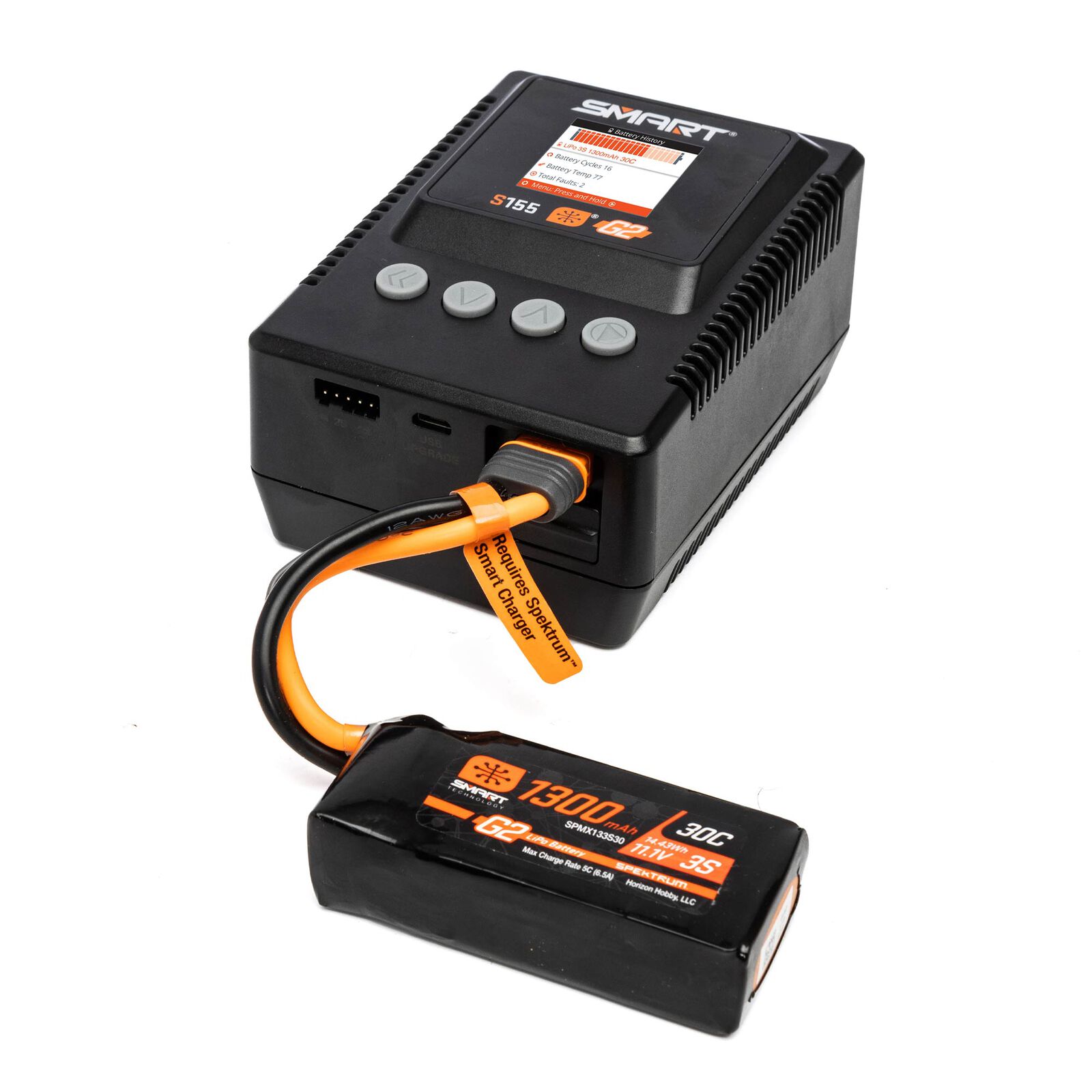 Spektrum S155 G2 1x55W AC Smart Charger, International
