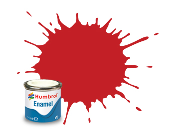 220 Italian Red enamel brillant 14ml Humbrol