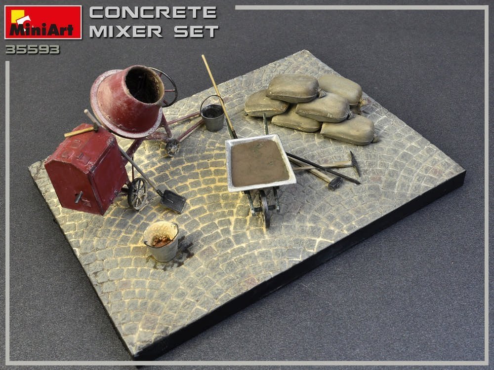 MiniArt Concrete Mixer Set 1/35