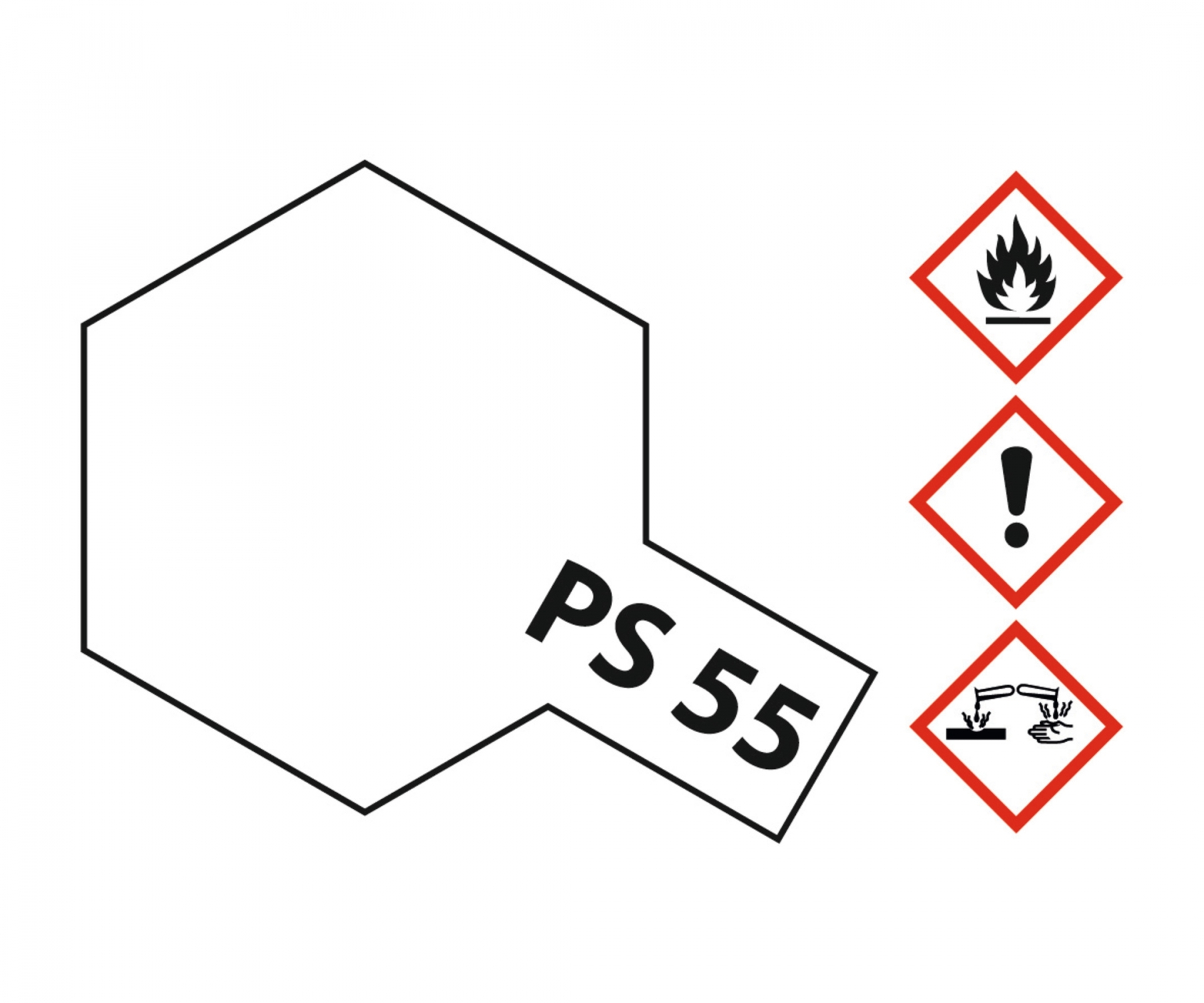 PS55 Spray Flat Clear 100ml Tamiya