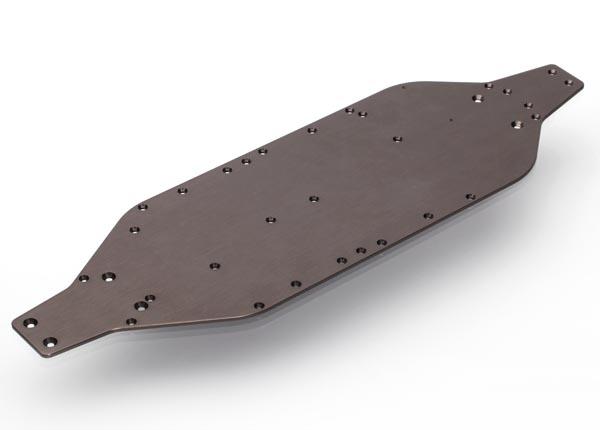Traxxas Chassis 6061-T6 aluminum (dark titanium anodized)