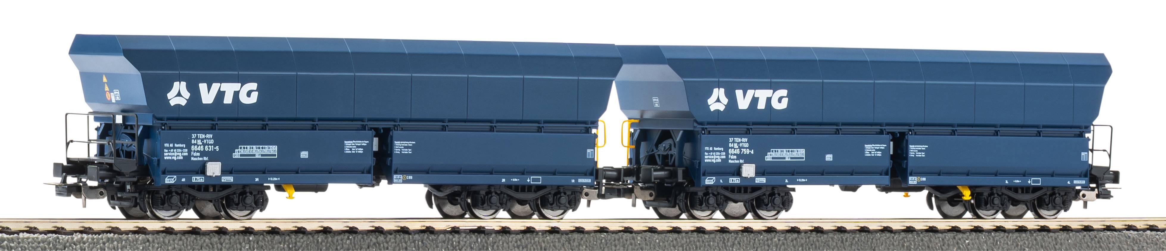 Piko Set Bulkgoederenwagons Falns 176 VTG NL VI H0 (2)