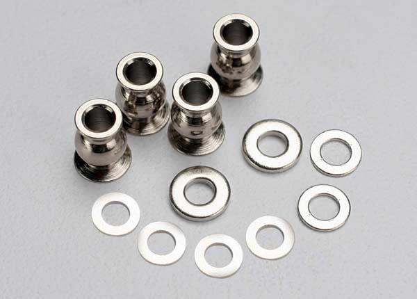 Traxxas Shim set, 3x7x1mm (2), 3x6x0.5mm (4), 3x7x2mm (2)/ hollow balls, captured (4)