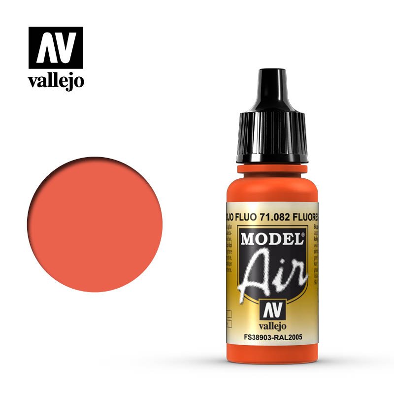 71082 Vallejo Red Fluorescent Model Air 17ml