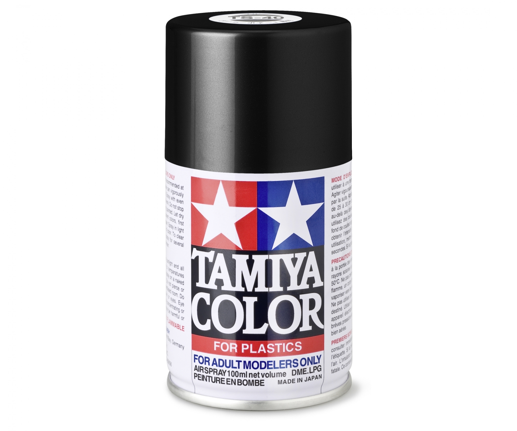 TS40 Spray Metallic Black metallic 100ml Tamiya