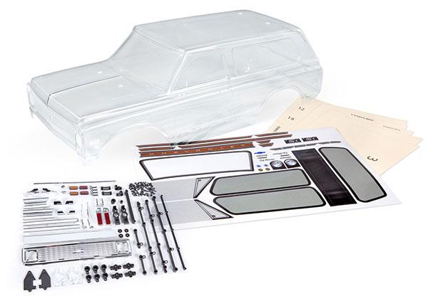Traxxas Body Chevrolet Blazer (1972) (clear requires painting) (includes grille side mirrors side trim door handles windshield wipers decals window masks)
