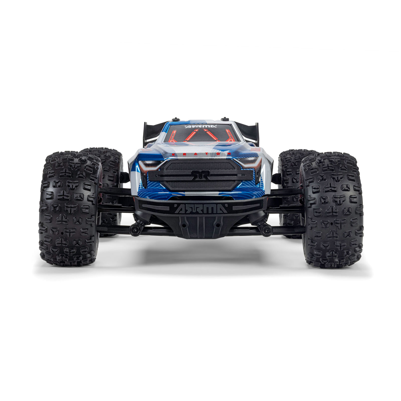 Arrma Mini Kraton 3S DSC 4X4 RTR Brushless Speedtruck (inclusief accu en lader) Red/Blue 1/16