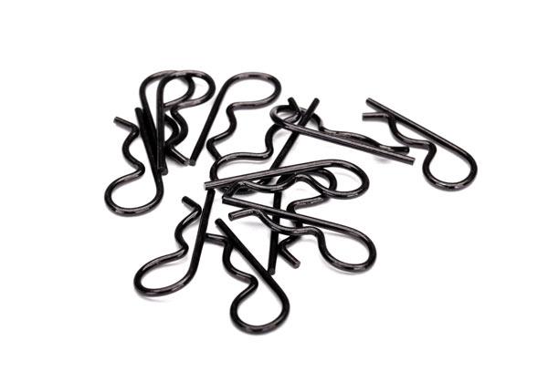 Traxxas Body Clips Heavy Duty (black) (12)