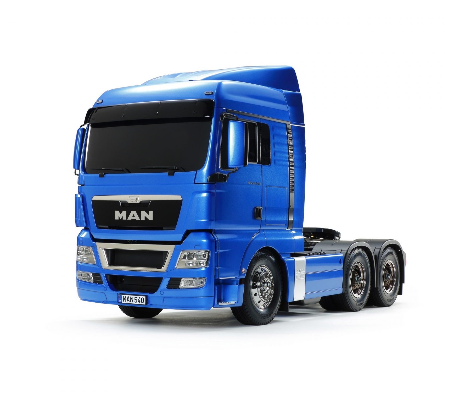 Tamiya	MAN TGX 26.540 6x4 XLX Euro 5 Model Light Metallic Blue Edition R/C Truck Kit 1/14