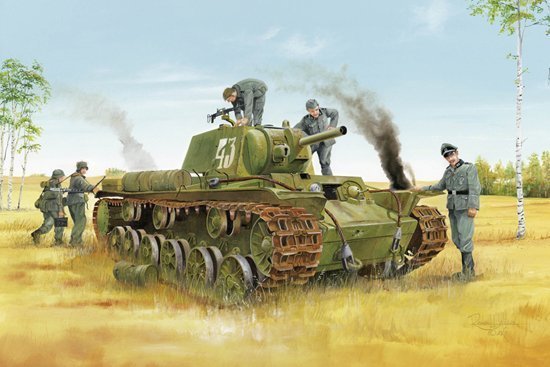Trumpeter Soviet KV-8 Heavy Tank 1/35