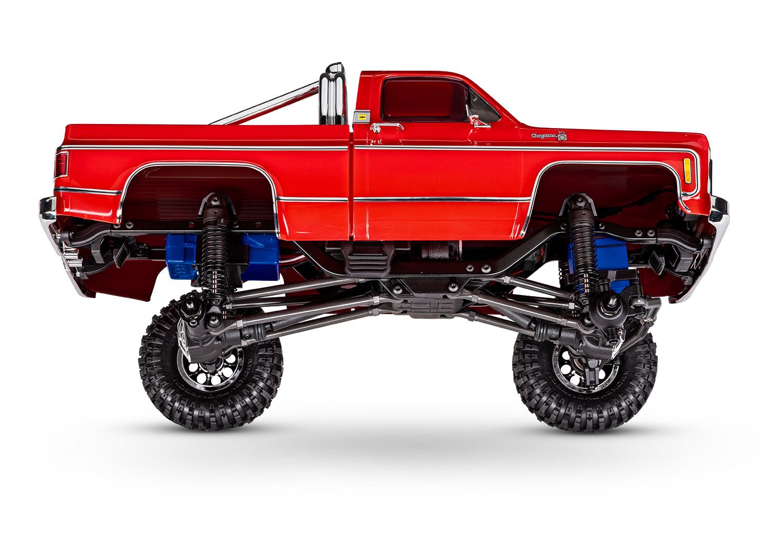 Traxxas TRX-4M High Trail 1979 Chevrolet K10 Truck 4WD Electric Scale and Trail Crawler with TQ 1/18 Black