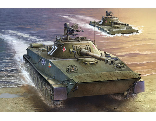 Trumpeter Polish PT-76B Amphibious Tank 1/35